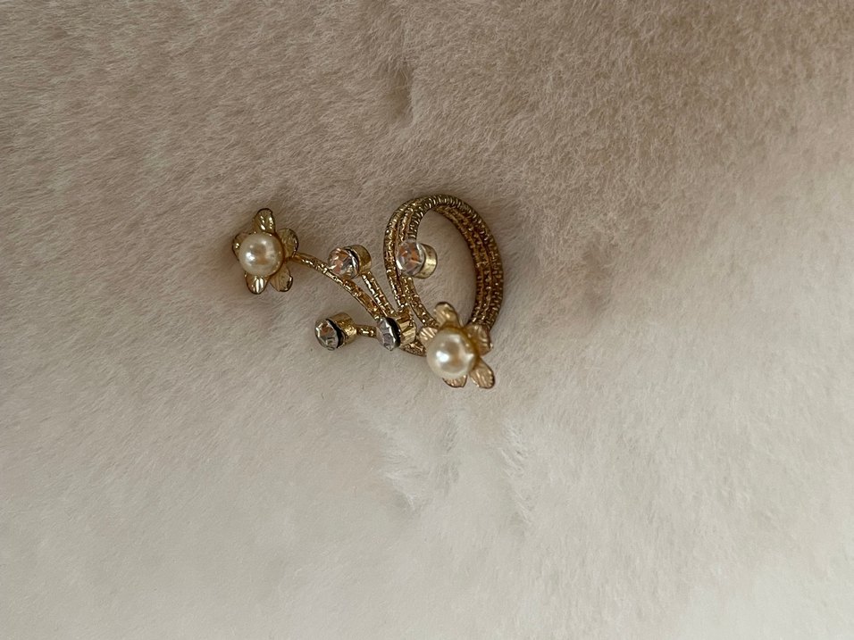 Nakışlı ve Kürklü Bohem Kadın Yüzük Seti - Görsel 2