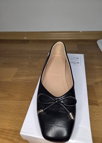 Klasik Siyah Tokalı Kadın Babet - Görsel 5