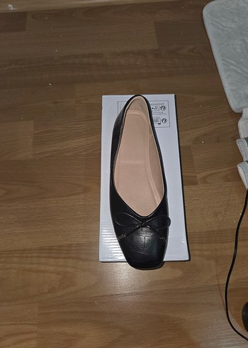 Klasik Siyah Tokalı Kadın Babet - Görsel 6