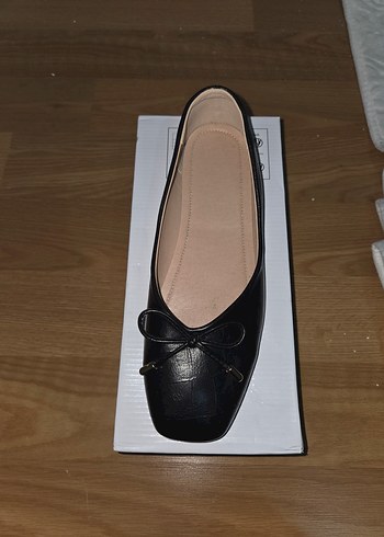 Klasik Siyah Tokalı Kadın Babet - Görsel 7