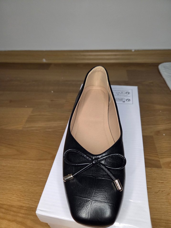 Klasik Siyah Tokalı Kadın Babet - Görsel 5