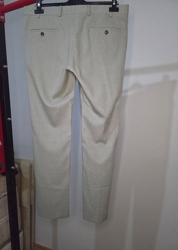 Kiğılı Küf Yeşili 7 Drop Slim Fit Kesim Yelekli Kombinli Takım - Görsel 9