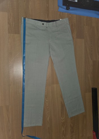 Kiğılı Küf Yeşili 7 Drop Slim Fit Kesim Yelekli Kombinli Takım - Görsel 13