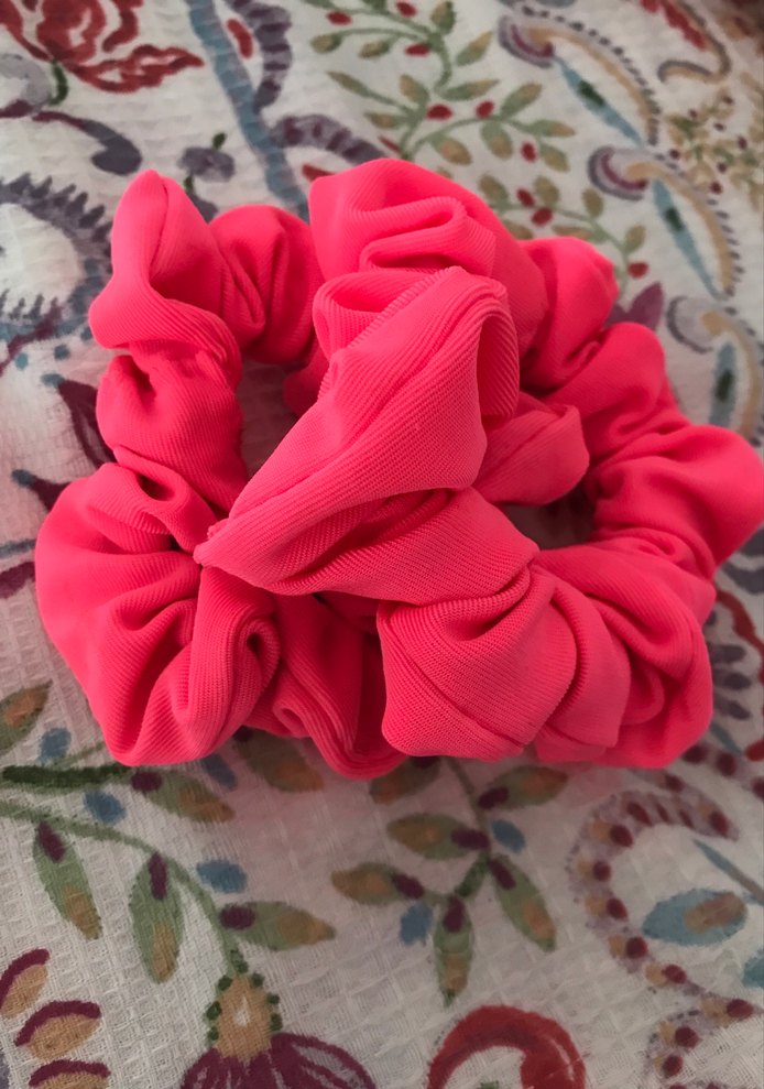 Pembe Fırfırlı Retro Saç Tokası ve Toka Seti - Görsel 2