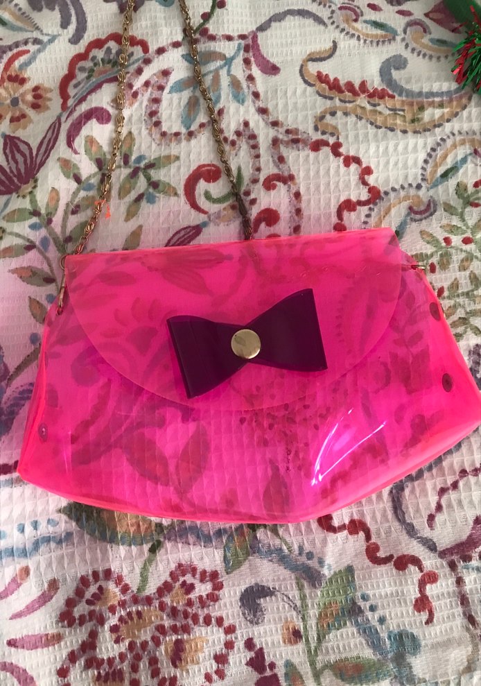 Pembe Fiyonk Detaylı Bohem Kadın Çanta - Görsel 2