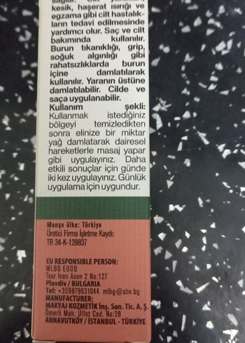 dr.Clinic Udi Hindi Yağı - Costus Oil - Görsel 3