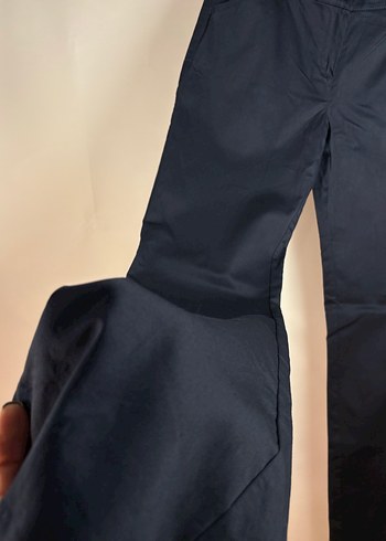 Lacivert Kadın Kumaş Pantolon - Görsel 2
