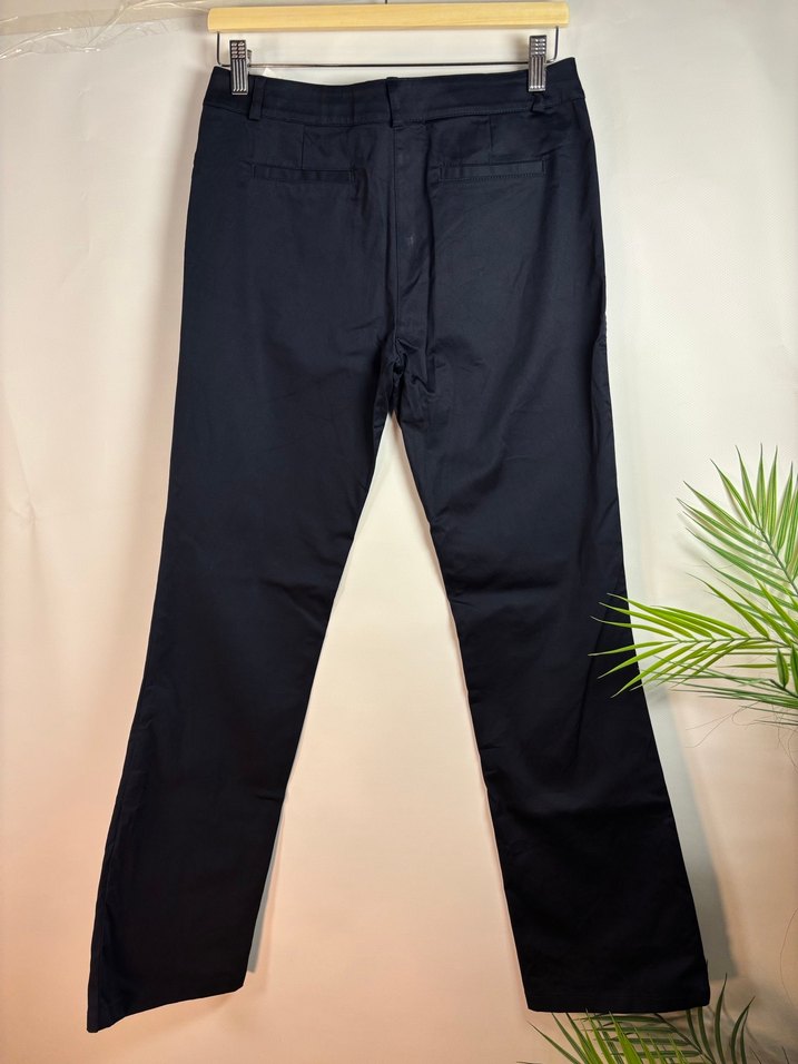 Lacivert Kadın Kumaş Pantolon - Görsel 5