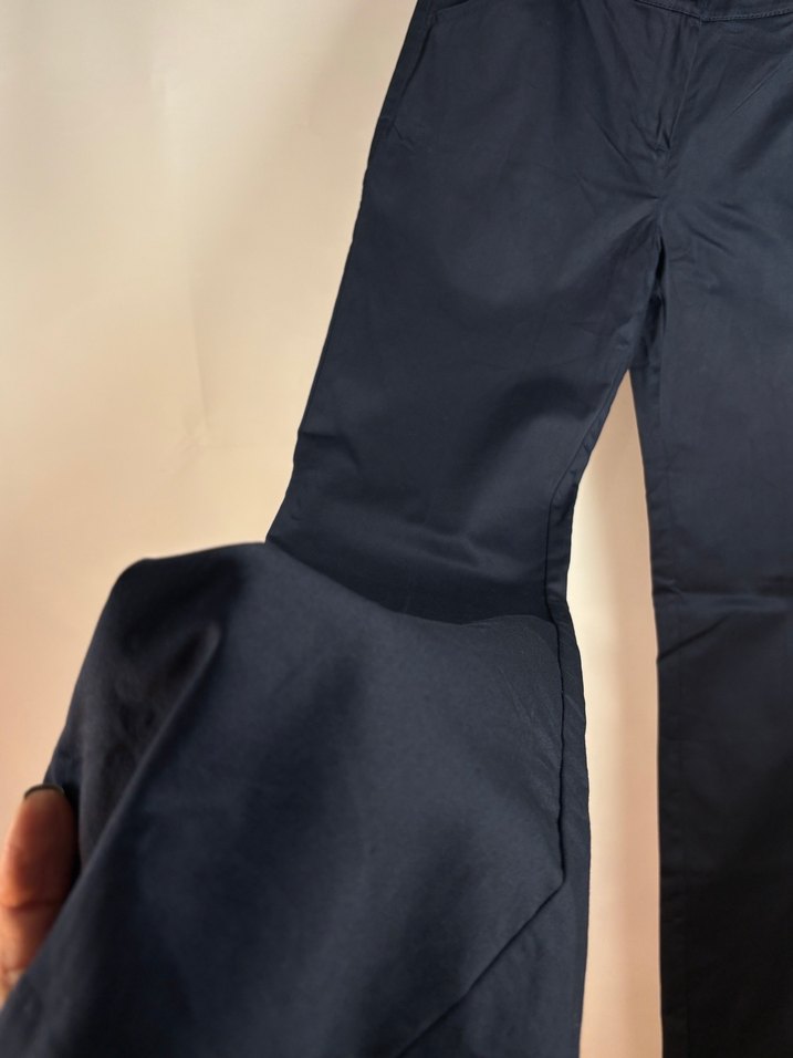 Lacivert Kadın Kumaş Pantolon - Görsel 2