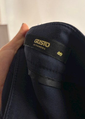 Lacivert Kadın Kumaş Pantolon - Görsel 4