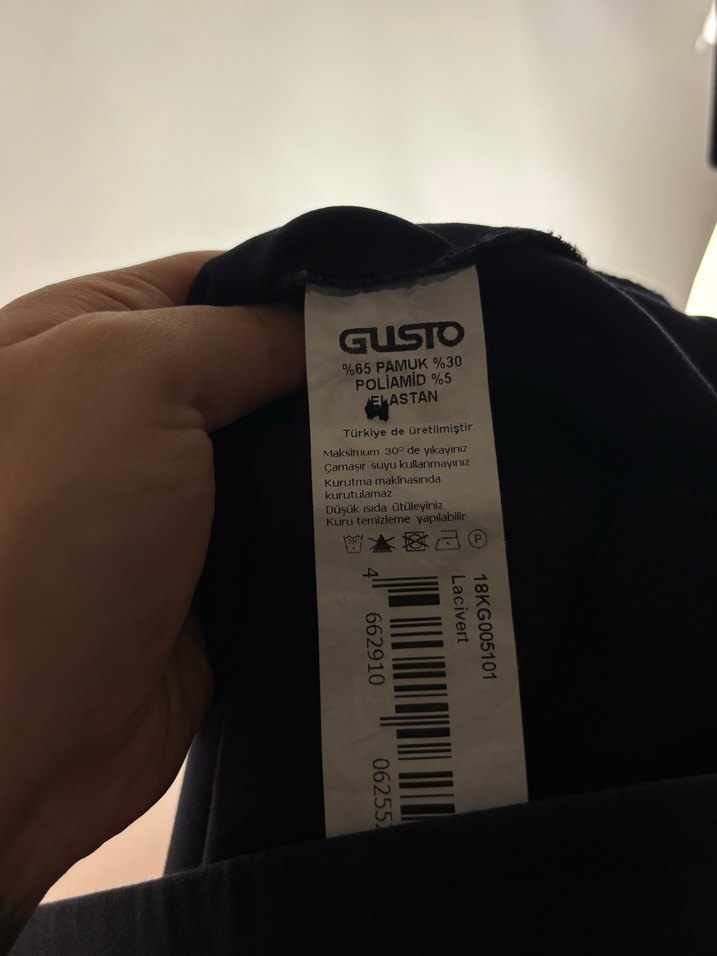 Lacivert Kadın Kumaş Pantolon - Görsel 5