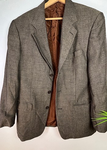 Düğmeli Kahverengi Erkek Ceketi - Görsel 2