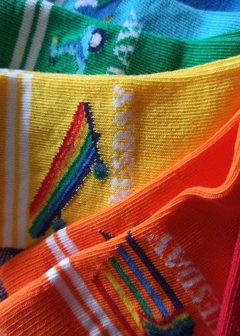 Renkli Baskılı Erkek Çocuk Çorapları - Görsel 3