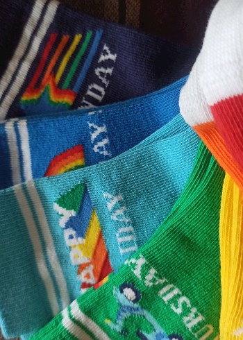 Renkli Baskılı Erkek Çocuk Çorapları - Görsel 4