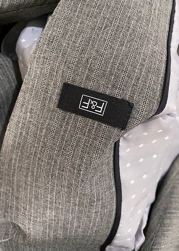 Düğmeli Gri Kadın Blazer Ceket - Görsel 3