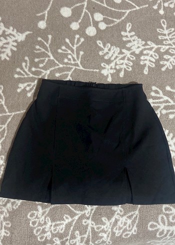 Siyah Kadın Mini Şort Etek - Görsel 2