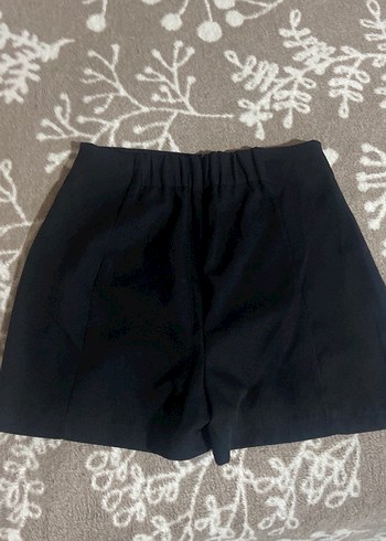 Siyah Kadın Mini Şort Etek - Görsel 3