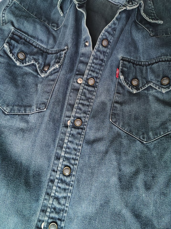 Levis Jeans Orijinal Denim Erkek Gömlek - Görsel 2