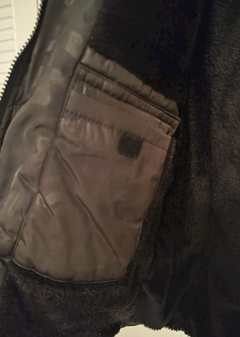 Fabrika Kamuflaj Desenli Erkek içi yünlü Mont - Görsel 6