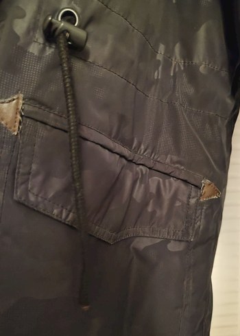 Fabrika Kamuflaj Desenli Erkek içi yünlü Mont - Görsel 7