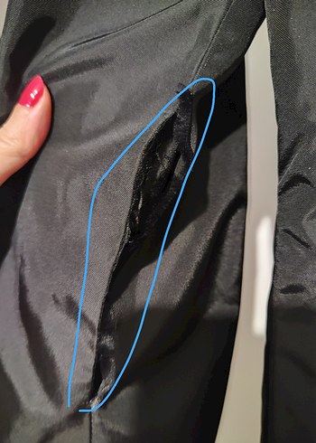 Mango Düğmeli Siyah Kadın Trençkot - Görsel 8