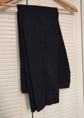 Mudo Kadın Lacivert Kumaş Ofis Pantolonu - Görsel 2