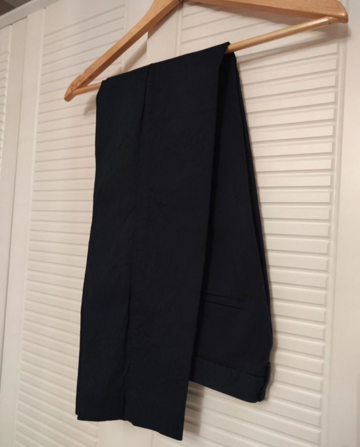 Mudo Kadın Lacivert Kumaş Ofis Pantolonu - Görsel 3