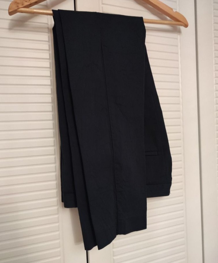 Mudo Kadın Lacivert Kumaş Ofis Pantolonu - Görsel 2