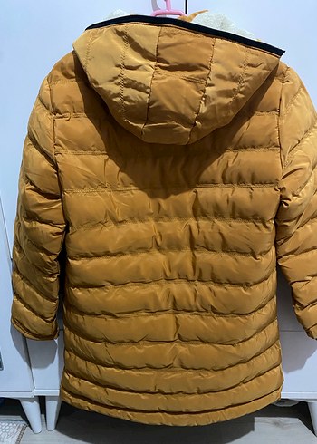 Kahverengi Fermuarlı kız/erkek çocuk Kışlık mont - Görsel 4