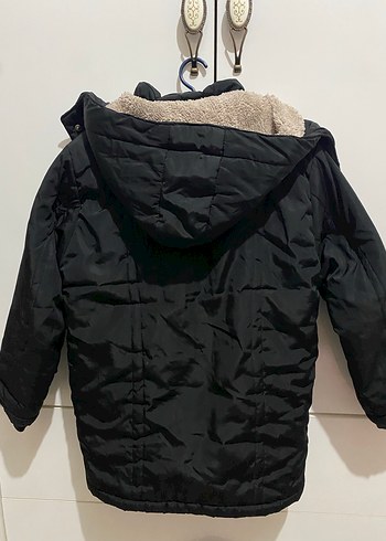 Erkek Çocuk Siyah Düğmeli Street Wear Mont - Görsel 4