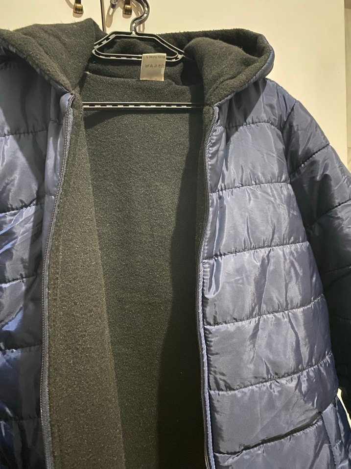 Erkek Çocuk Lacivert Kapüşonlu Fermuarlı Ceket - Görsel 2