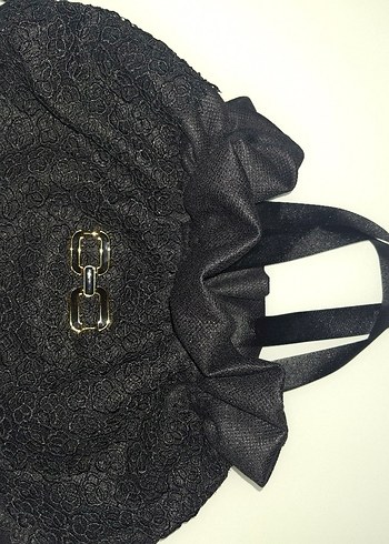 Siyah Dantel Detaylı Gotik Kadın Kemer - Görsel 2