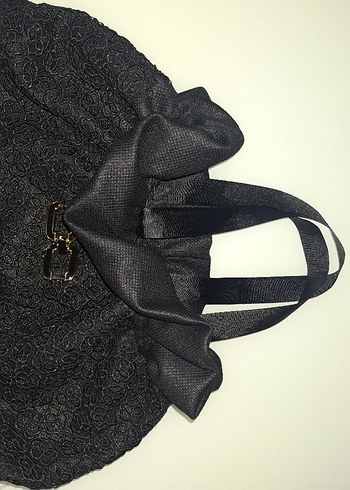 Siyah Dantel Detaylı Gotik Kadın Kemer - Görsel 3