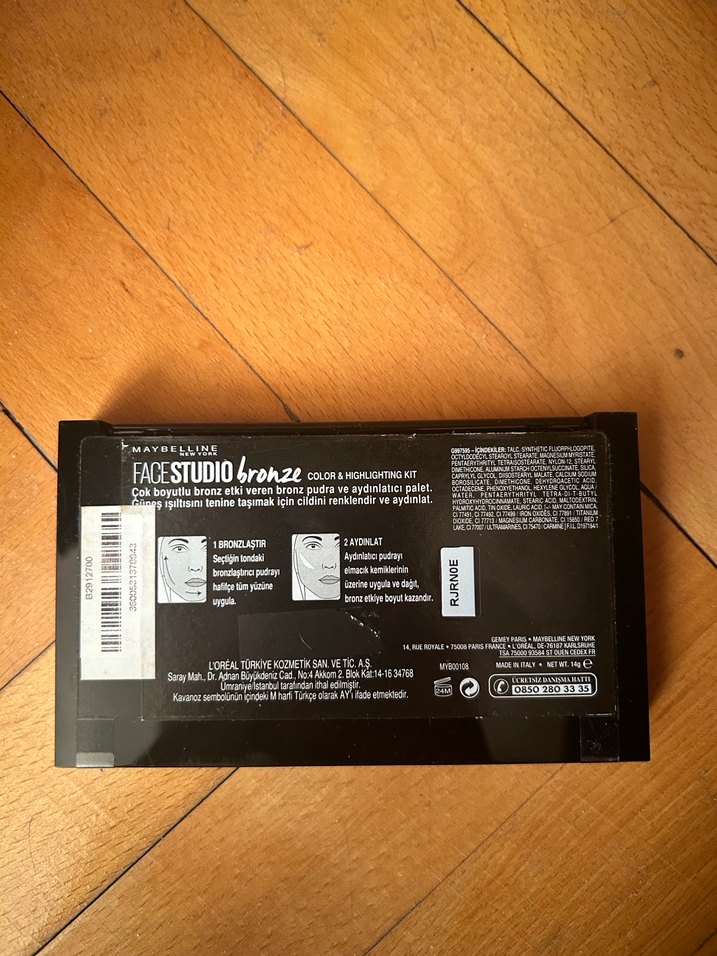 Maybelline Facestudio Bronze Aydınlatıcı Paleti - Görsel 2