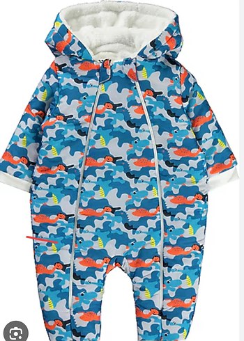 Renkli Kamuflaj Desenli Bebek Tulumu - Görsel 2