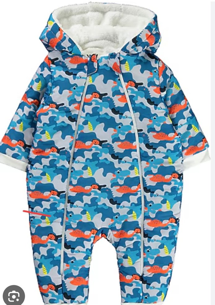 Renkli Kamuflaj Desenli Bebek Tulumu - Görsel 2