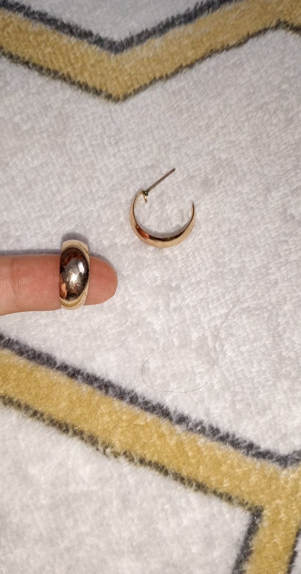 küpe altın rengi - Görsel 2