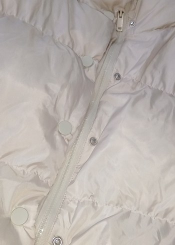 Düğmeli Beyaz Kadın Yelek - Görsel 2