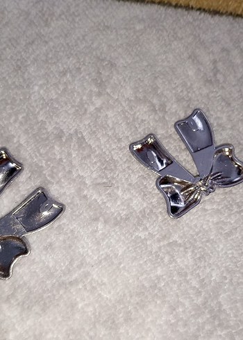 Leopar Desenli Kahverengi Fiyonk küpe - Görsel 2