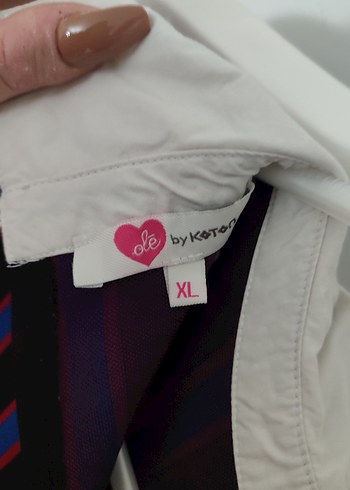 Çizgili Pilili Hamile Midi Tunik - Görsel 3