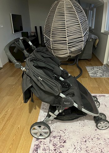 Gri Siyah b-ritax marka ikiz bebek arabası - Görsel 8