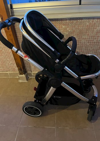 Mothercare marka siyah bebek arabası - Görsel 9