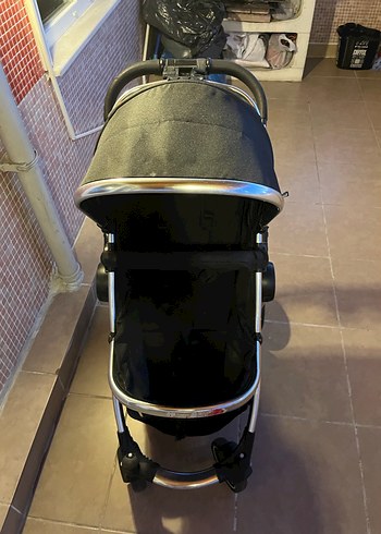 Mothercare marka siyah bebek arabası - Görsel 8