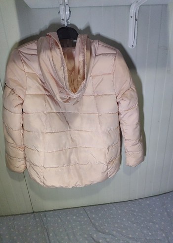 Pembe Kısa Kadın Mont - Görsel 4