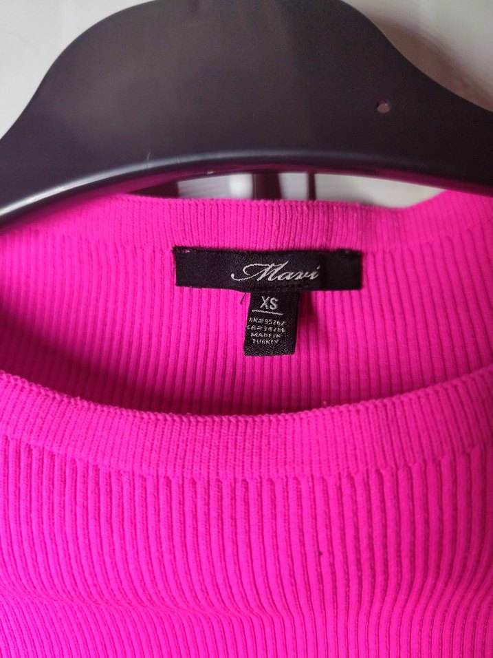 Kızlar İçin Kısa Kollu Pembe Streetwear Tişört - Görsel 3
