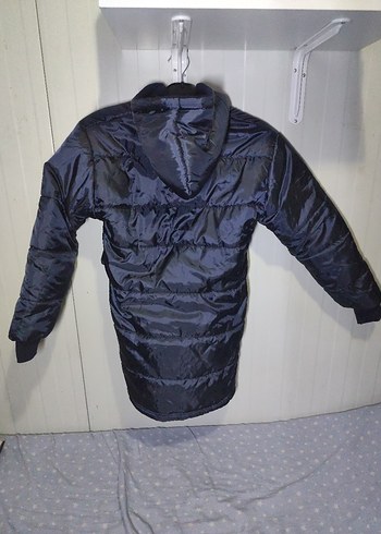 Fermuarlı Lacivert Midi Mont - Görsel 3