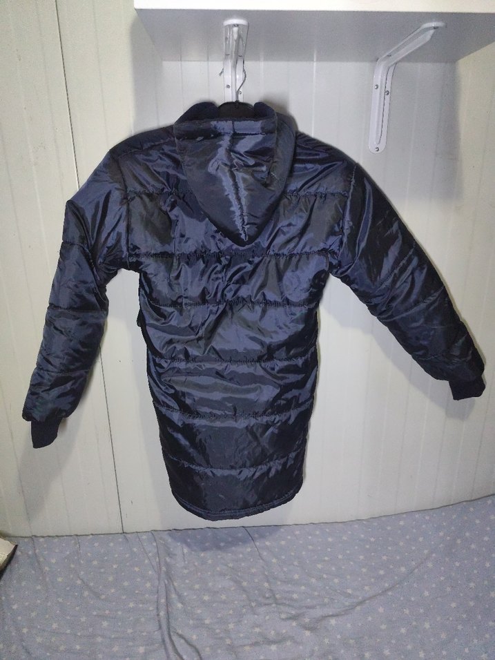 Fermuarlı Lacivert Midi Mont - Görsel 3