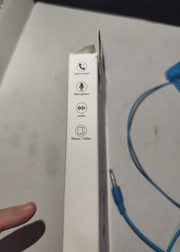 Renkli Mavi Kulak İçi Kulaklık - Görsel 7