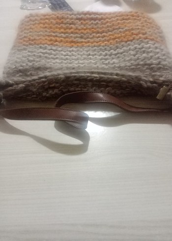 Bohem Örgü Kadın Çanta - Görsel 5