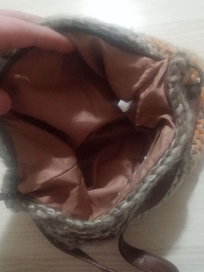 Bohem Örgü Kadın Çanta - Görsel 3